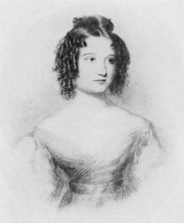 Un disegno della diciassettenne Ada Byron (Augusta Ada King-Noel, Contessa di Lovelace) figlia di Lord Byron.