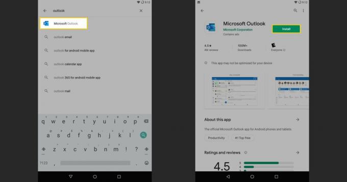 Installa Outlook per Android