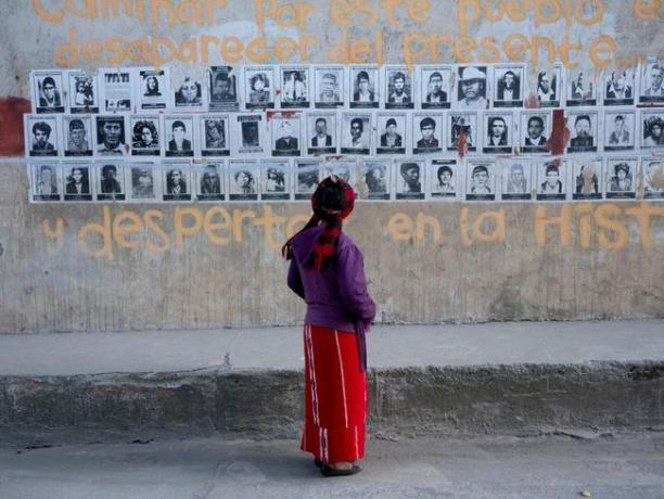 Muro di guatemaltechi scomparsi