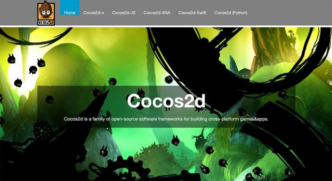 Sito web di Cocos2D