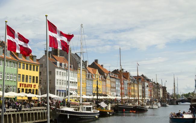 Porto di Nyhavn a Copenaghen