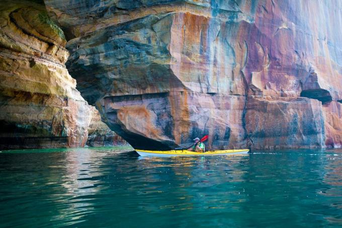 Nella foto Rocks National Lakeshore