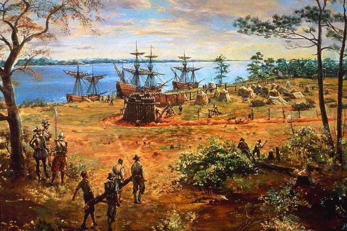 Colonia di Jamestown, Virginia, 1607