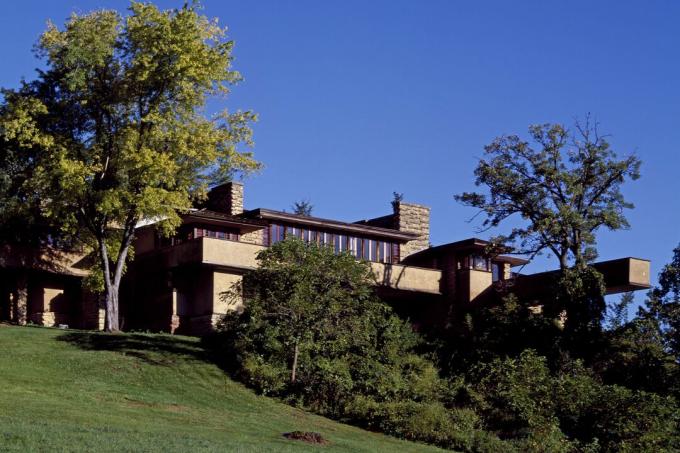 Taliesin, la casa estiva di Frank Lloyd Wright a Spring Green, Wisconsin