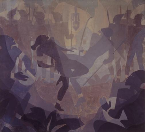 negro in un ambiente africano aaron douglas