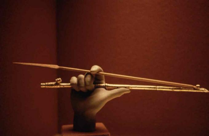 Atlatl Display, Museo dell'oro di Bogotà, Colombia