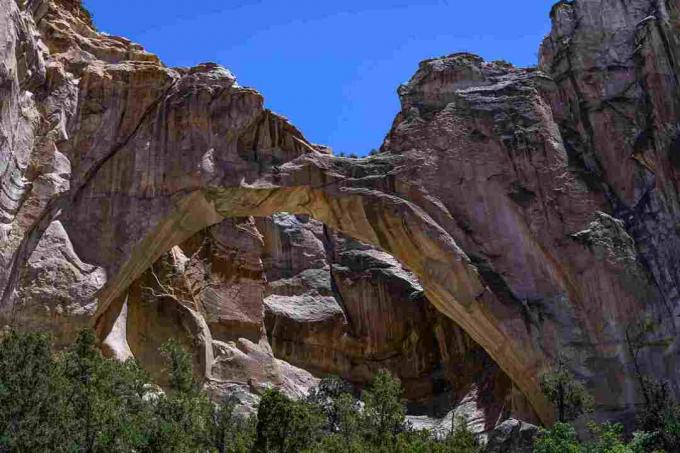 Arco naturale di La Ventana, monumento nazionale El Malpais, Nuovo Messico