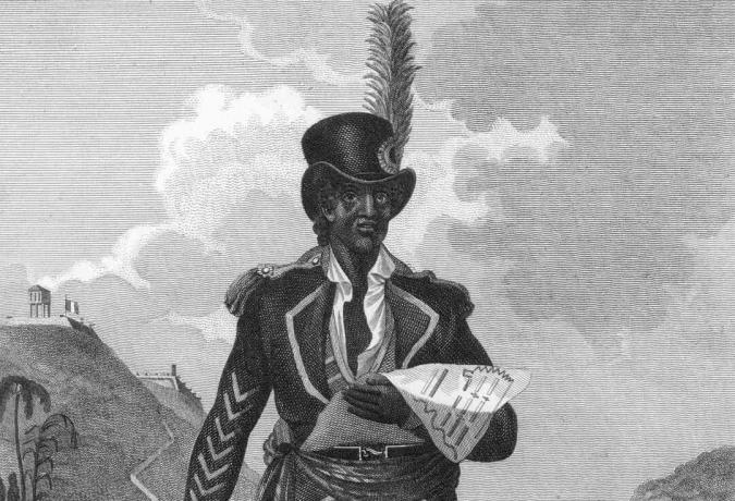 Toussaint L'Ouverture, leader della ribellione degli schiavi ad Haiti