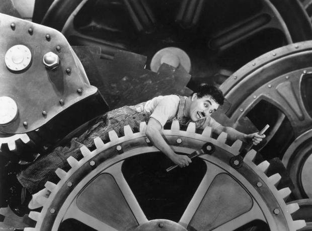 charlie chaplin ai tempi moderni