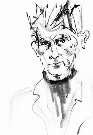 Ritratto di Samuel Beckett
