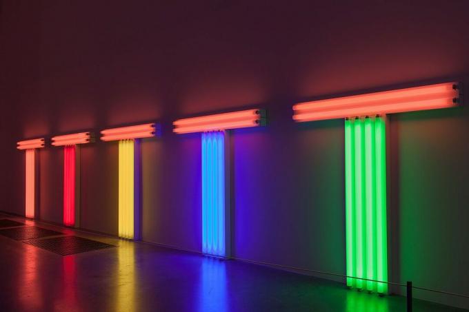 dan flavin senza titolo don judd