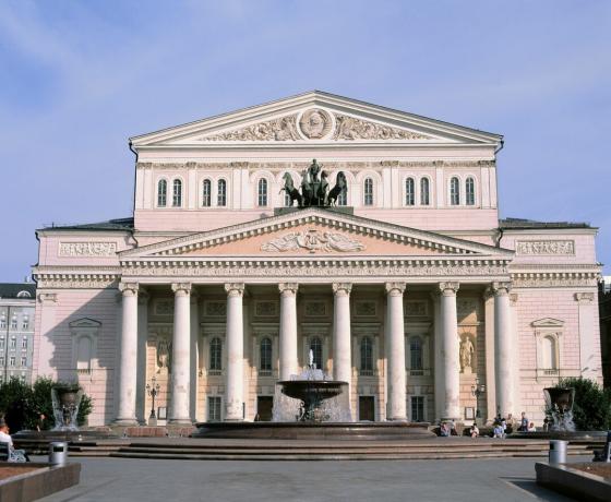 Teatro neoclassico di Bolshoi a Mosca, Russia