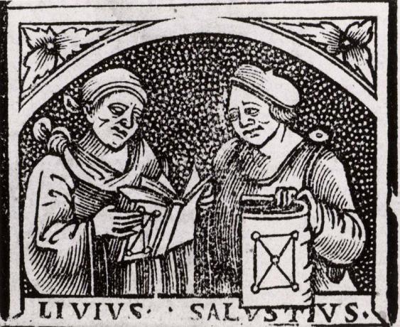 Sallust and Livy Woodcut