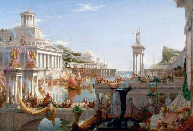 Il corso dell'Impero - Compimento di Thomas Cole