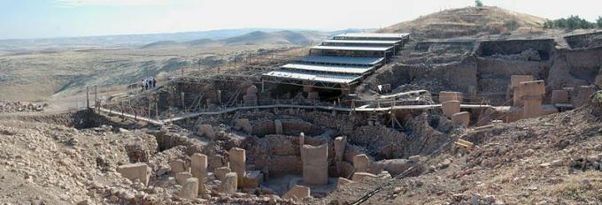 Gobekli Tepe - Panoramica degli scavi del sito in Turchia