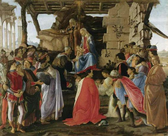 sandro botticelli adorazione dei magi