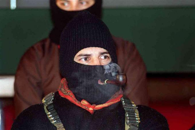 Il comandante EZLN, subcomandante Marcos