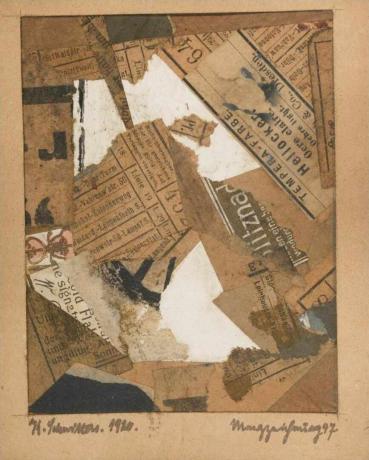 collage di kurt schwitters