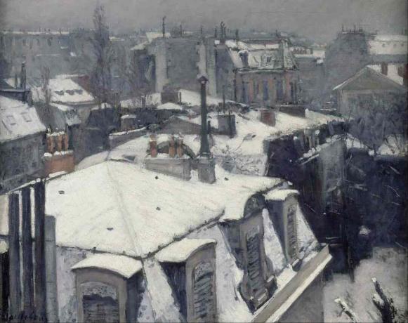 gustave caillebotte effetto neve
