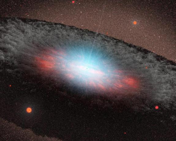 Galaxy Hunter della NASA: Enorme formazione di stelle nere a forma di buchi neri