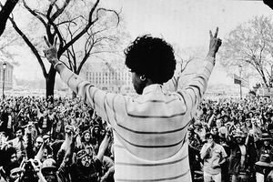 Shirley Chisholm alla protesta