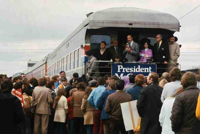 fotografia della campagna di George McGovern nel 1972.