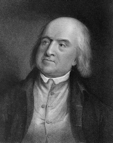 Jeremy Bentham (1748-1832), giurista e filosofo inglese. Uno dei massimi esponenti dell'utilitarismo.