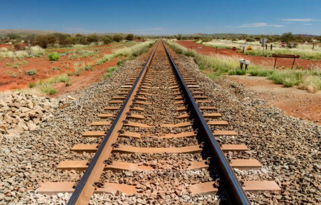Linea ferroviaria privata per scopi minerari gestita da Rio Tinto