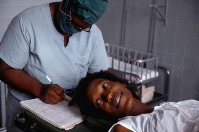 Paziente di maternità a Cuba