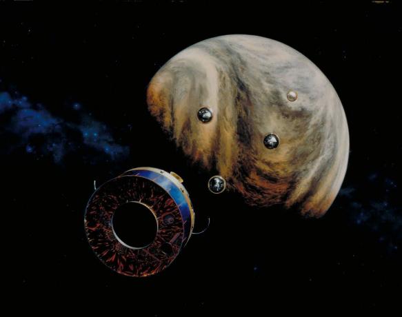 Missione Pioneer Venus Multiprobe (concetto dell'artista).