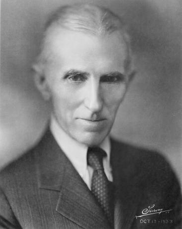 Nikola Tesla nel 1934