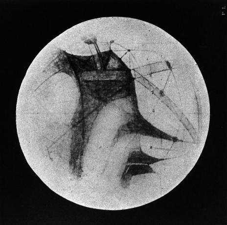 Un disegno di Percival Lowell (1896) raffigurante 