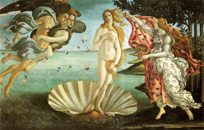 sandro botticelli nascita di venere