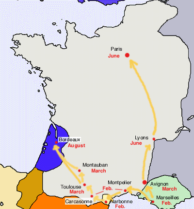 1348 La morte nera si diffonde in Francia