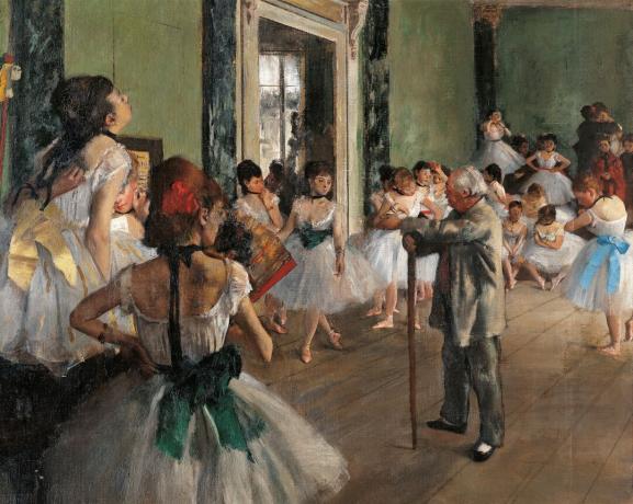 The Dance Class di Edgar Degas