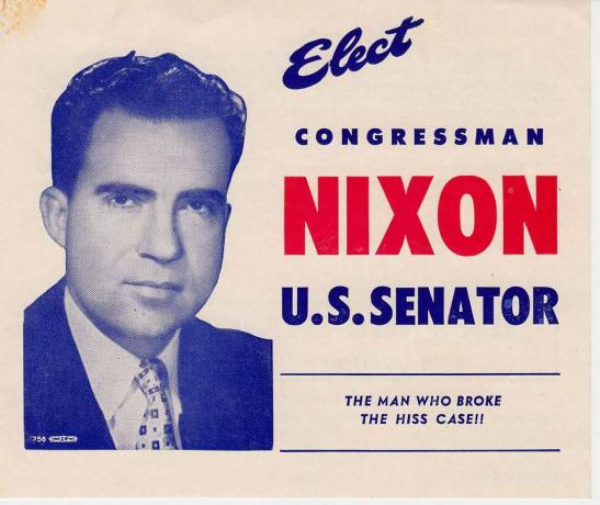 Manifesto della campagna del Senato di Richard Nixon