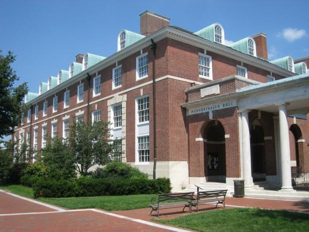 Mergenthaler Hall presso la Johns Hopkins University
