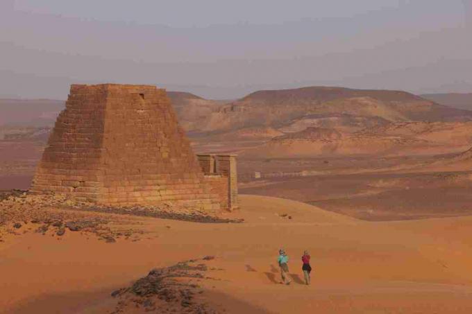 Piramide di Meroe del regno di Kushite